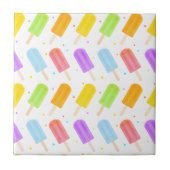 Quaint Tasty Summer Waterverf Popsitern Pattern Tegeltje (Voorkant)