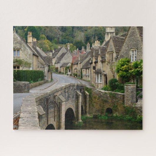 Quaint Town of Castle Combe in English Cotswolds Legpuzzel (Horizontaal)