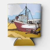 Quaint Vissen Boat Blikjeskoeler (Voorkant)