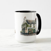 QUAINT WATERVERF IRISH LAND VILLAGE SHOP MOK (Voorkant rechts)