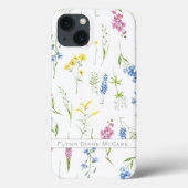 Quaint  Wildbloemen Foliage op maat Case-Mate iPhone Case (Achterkant)
