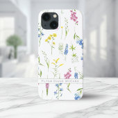 Quaint  Wildbloemen Foliage op maat Case-Mate iPhone Case