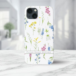 Quaint  Wildbloemen Foliage op maat Case-Mate iPhone Case