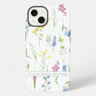 Quaint  Wildbloemen Foliage op maat iPhone 13 Hoesje