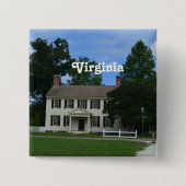 Quaint Williamsburg Vierkante Button 5,1 Cm (Voorkant)