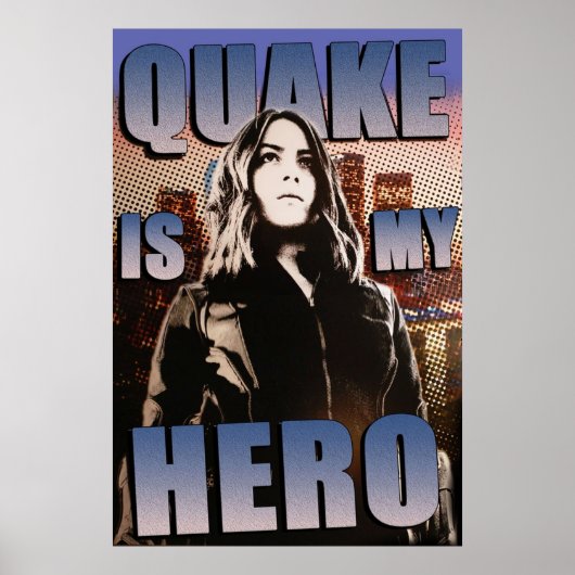 Quake is mijn Hero Poster (Voorkant)
