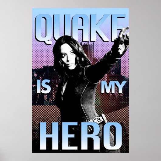 Quake is mijn Hero Poster (Voorkant)