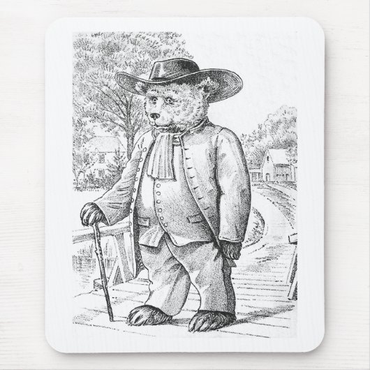 Quaker Beer - Letter Q -  Teddy Bear Muismat (Voorkant)
