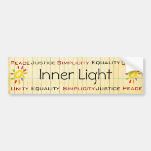Quaker bumpersticker