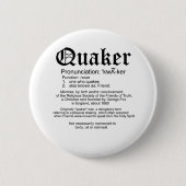 Quaker Definition Ronde Button 5,7 Cm (Voorkant)