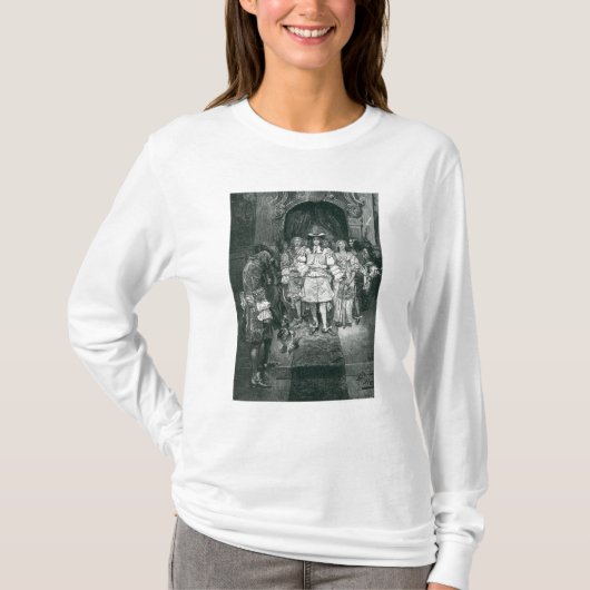 Quaker en King in Whitehall T-shirt (Voorkant)