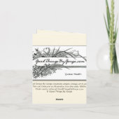 Quaker Health-Hier is voor u en uw mensen Feestdagen Kaart (Achterkant)