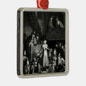 Quaker Meeting, 1699 Metalen Ornament (Rechts)