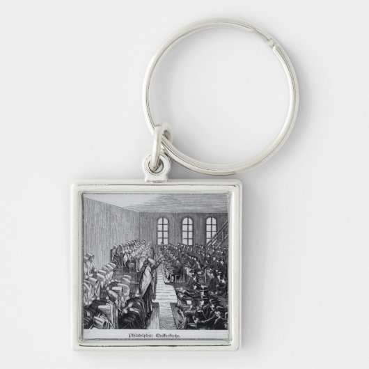 Quaker Meeting, Philadelphia Sleutelhanger (Voorkant)