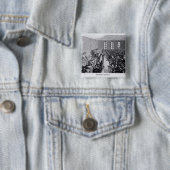 Quaker Meeting, Philadelphia Vierkante Button 5,1 Cm (In situ)