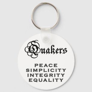 Quaker Motto Sleutelhanger