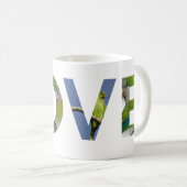 Quaker Parrot Mok (Voorkant rechts)