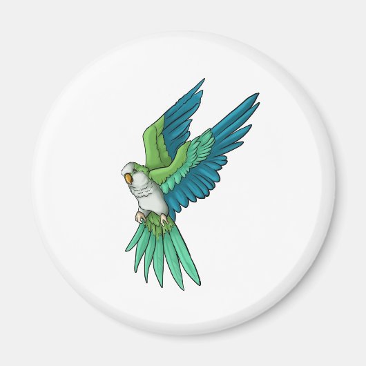 Quaker Parrot-producten Magneet (Voorkant)