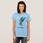Quaker Parrot-producten T-shirt (Voorkant volledig)