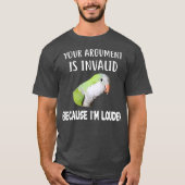 Quaker Parrot Shirt Im Louder Quaker (Voorkant)