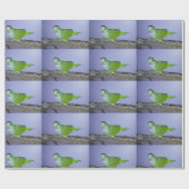 Quaker Parrot Wrapping Paper Cadeaupapier (Vlak)