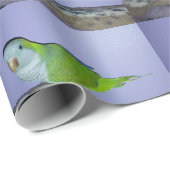 Quaker Parrot Wrapping Paper Cadeaupapier (Rol Hoek)