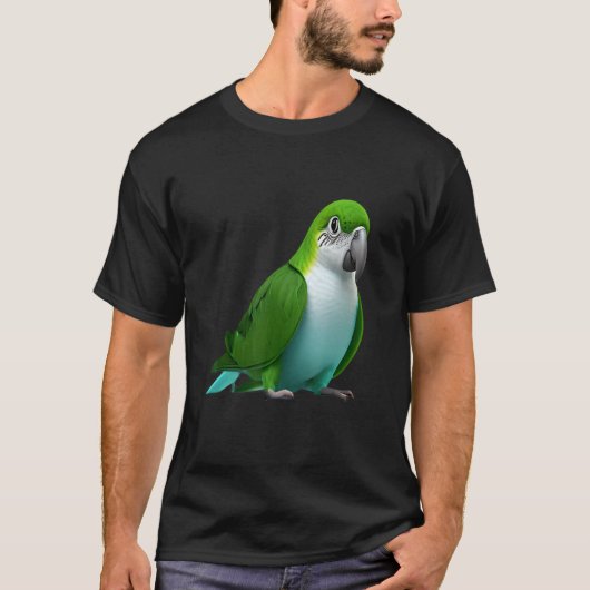 Quaker Parrots birds animals pet Cute quotes Fami T-shirt (Voorkant)