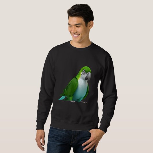 Quaker Parrots birds animals pet  Cute quotes Fami Trui (Voorkant volledig)