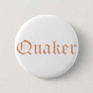 Quaker Pinback-knop Ronde Button 5,7 Cm