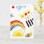 Quaker Quote Greeting Card Kaart (Gele Bloem)