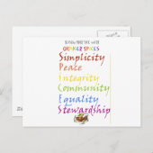 Quaker Specices Briefkaart (Voorkant / Achterkant)