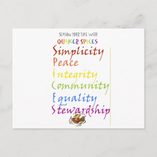 Quaker Specices Briefkaart