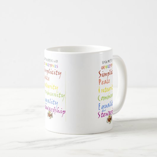 Quaker Specices Koffiemok (Voorkant rechts)