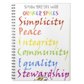 Quaker Specices Notitieboek (Voorkant)
