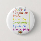 Quaker Specices Ronde Button 5,7 Cm (Voorkant)