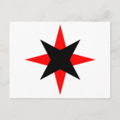 Quaker Star Briefkaart (Voorkant)