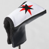 Quaker Star Golfheadcover (3/4 voorkant)