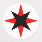 Quaker Star Labels (Design 1)