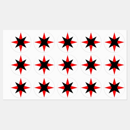 Quaker Star Labels (Vel)