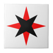 Quaker Star Tegeltje (Voorkant)