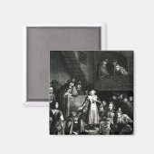 Quaker vergadering, 1699 magneet (Voorkant / Achterkant)