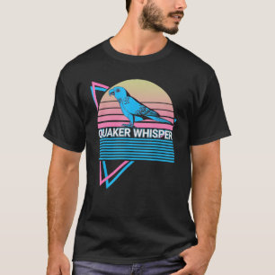 Quaker Whisperer Parrot Retro T-shirt