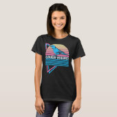 Quaker Whisperer Parrot Retro T-shirt (Voorkant volledig)