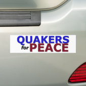 Quakers for Peace Bumpersticker (Op auto)