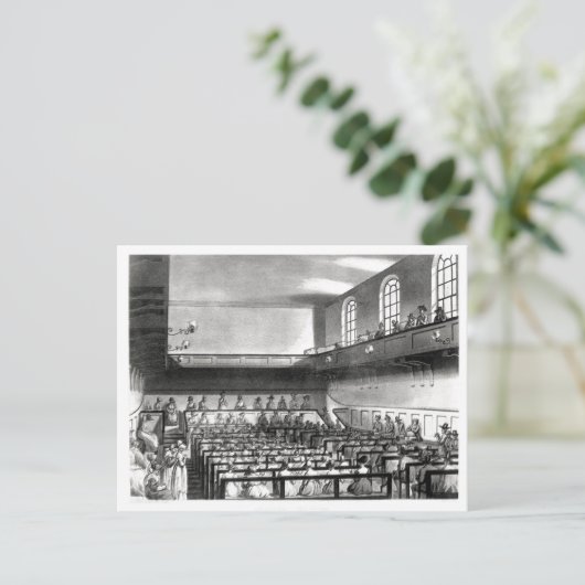 Quakers Meeting, van Ackermann Briefkaart (Staand voorkant)