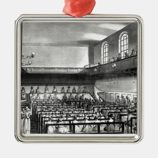 Quakers Meeting, van Ackermann Metalen Ornament (Voorkant)