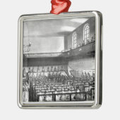 Quakers Meeting, van Ackermann Metalen Ornament (Links)