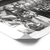 Quakers Meeting, van Ackermann Poster (Hoek)