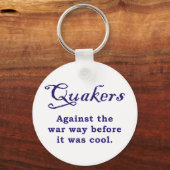 Quakers - Oorlog Sleutelhanger (Voorkant)