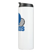 Quakertown Tennis Thermal Tumbler Thermosbeker (Geroteerd rechts)